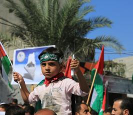 مسيرة مشتركة لحماس والجهاد ‫(1)‬ ‫‬