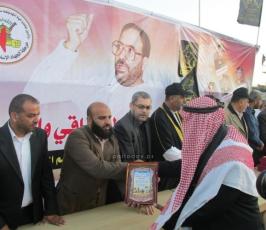 الجهاد الإسلامي –اقليم الوسطى- تحيي ذكرى استشهاد المؤسس فتحي الشقاقي
