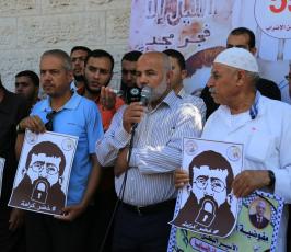 اعتصام اهالى الاسرى ووقفة بانتصار الشيخ خضر عدنان ‫(30438813)‬ ‫‬