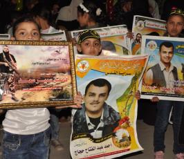 مهرجان حاشد لحركة الجهاد احتفالاً بمعركة بشائر الانتصار بالشجاعية