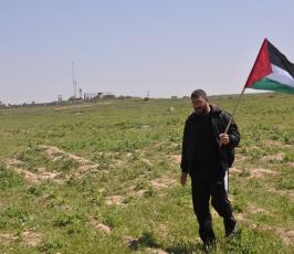 بالصور:إصابات بالاختناق في مواجهات مع قوات الاحتلال شرق بيت حانون في ذكرى يوم الأرض