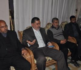 وفد قيادي كبير من حركة حماس برفح  يزور قيادة  حركة الجهاد الاسلامي