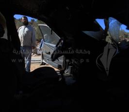 مستوطنون يحرقون 3 سيارات فلسطينية ويكنبون شعارات على جدار المسجد في قرية برقة شرق مدينة رام الله‏