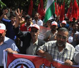 فعاليات التضامنية مع الاسرى المضربين