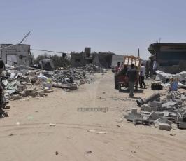 الدمار فى مدينة رفح جراء العدوان الاسرائيلى على القطاع2014