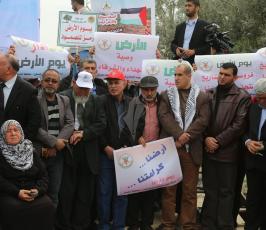 مسيرة للفصائل فى شمال غزة بذكرى يوم الارض ‫(38404614)‬ ‫‬