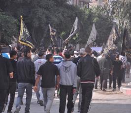  مسير لقادة الجهاد الإسلامي لمنازل عدد من الشهداء