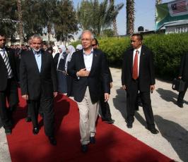 زيارة رئيس وزراء ماليزيا لغزة
