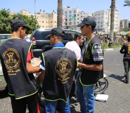  حملة سقيا الماء في الحر الشديد في ميدان فلسطين ‫(1)‬