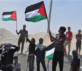 بالصور: الفلسطينيون يحيون ذكرى النكبة الـ66 على احتلال فلسطين