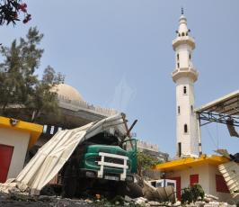  قصف منازل ومساجد 2014