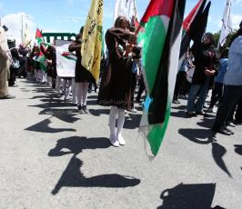 الفلسطينيون يحيون ذكرى النكبة في رام الله