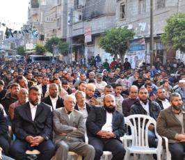 مهرجان حاشد لحركة الجهاد احتفالاً بمعركة بشائر الانتصار بالوسطى