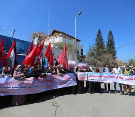  الجبهة الديمقراطية تنظم وقفة تضامنية مع مخيم اليرموك ‫(278632289)‬ ‫‬