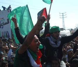 مسيرات حاشدة بذكرى يوم الارض الفلسطينى بشمال قطاع غزة