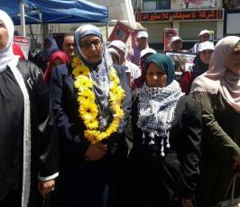 الجهاد الإسلامي وهيئة شؤون الأسرى، تنظم احتفالاً برام الله تضامناً مع الأسرى على شرف الأسيرة المحررة لينا الجربوني ‫(38470148)‬ ‫‬