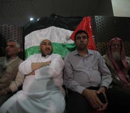 وزير الاوقاف وبعثة الحج يتفقدون الحجاج الفلسطينيين في مكة في اجواء وحدوية