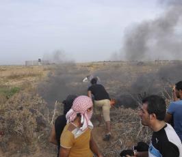 مواجهات شرق خانيونس (5)