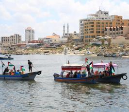 مؤتمر ومسيرة بحرية لاستقبال أسطول الحرية 3 ‫(30438804)‬ ‫‬