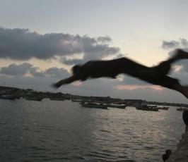 أهالى قطاع غزة يترفهون على شواطئها