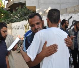 الجهادبرفح يزور عوائل الشهداء والاسرى بحلول شهر رمضان ضمن حملة تكافل الخير ‫(31290778)‬ ‫‬