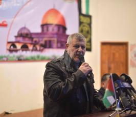 مؤتمر شعبى نصرةً للقدس فى خانيونس ‫(38732293)‬ ‫‬
