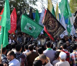جنازة رمزية للأسير الترابي بغزة تطالب بوقف معاناة الأسرى المرضى