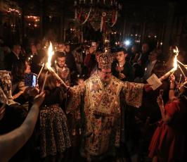 عيد الفصح لدى الطائفة المسيحية الشرقية فى غزة ‫(38863365)‬ ‫‬