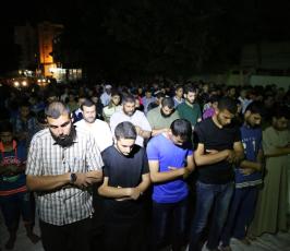  صلاة التراويح تضامن مع الشيخ المضرب خضر عدنان ‫(1)‬ ‫‬