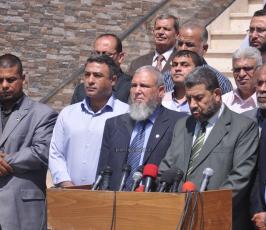 بالصور: الفصائل تعلن عن موعد مسيرة يوم القدس العالمي خلال مؤتمر صحفي
