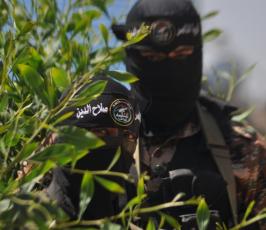 بالصور.. المقاومون يستعدون لأي تصعيد صهيوني على غزة