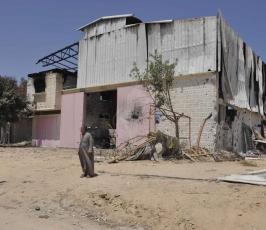  الدمار فى مدينة رفح جراء العدوان الاسرائيلى على القطاع2014