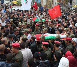 خاص فلسطين اليوم..تشييع شهيدي عنبتا شرقي طولكرم بمشاركة آلاف المواطنين