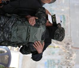 سرايا القدس تنظم مسيراً عسكرياً لعرس الشهيد كامل قريقع بغزة (26)