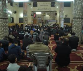 الجهاد بمسجد ابو سمرة  شرق غزة تكرم عوائل شهداء بشائر الانتصار ‫(296922451)‬ ‫‬