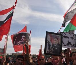 الجبهة الشعبية تحتفل في ذكرى انطلاقتها الـ46 في غزة