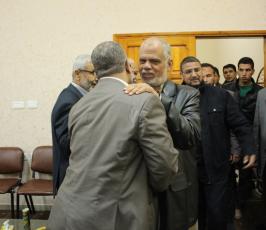  قيادة حركتي الجهاد الاسلامي وحماس يلتقيان برفح لتعزيز العمل المشترك ‫(1)‬