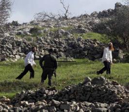 خاص فلسطين اليوم.اعتقالات وإصابات بالاختناق في "المناطير" قرب نابلس