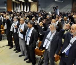 الجهاد الاسلامى ينظم مؤتمرأ دعماً للأسرى بعنوان " كرامتى أغلى " بغزة