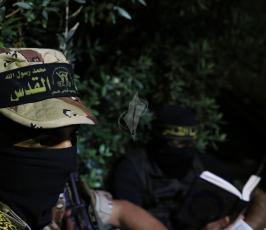 سرايا القدس تقضي رباطها في ليلة السادس من رمضان بالدعاء والصلاة ‫(30963098)‬ ‫‬