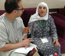 وزير الاوقاف يتفقد عوائل شهداء المكرمة السعودية في مكة ‫(29745550)‬ ‫‬