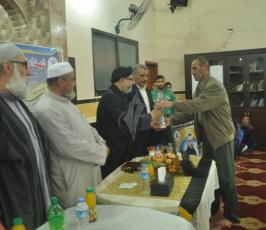الجهاد بمسجد ابو سمرة  شرق غزة تكرم عوائل شهداء بشائر الانتصار ‫(296922457)‬ ‫‬