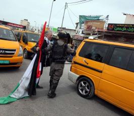 خاص فلسطين اليوم..الاحتلال يقمع "مسيرة يوم الارض" في قلنديا