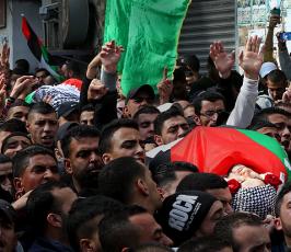 تشييع جثماني الشهيدين ليث مناصره21 عام وأحمد أبو العيش ‫(1)‬