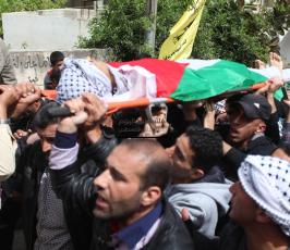 خاص فلسطين اليوم..تشييع شهيدي عنبتا شرقي طولكرم بمشاركة آلاف المواطنين