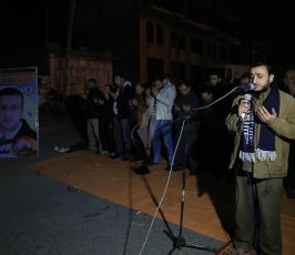 صلاة القيام فى العراء تضامن مع الصجفى محمد القيق  ‫(30007699)‬ ‫‬