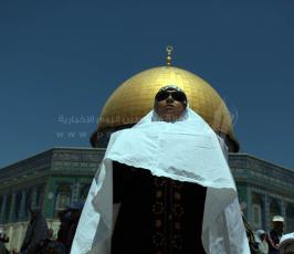 صلاة الجمعة في يوم القدس العالمي داخل باحات المسجد الأقصى المبارك