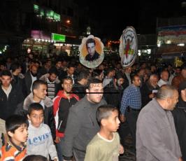 مسيرة لحركة الجهاد الإسلامي ومهجة القدس شمال القطاع بمناسبة يوم الاسير الفلسطيني