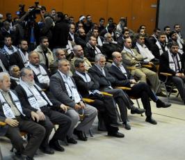 الجهاد الاسلامى ينظم مؤتمرأ دعماً للأسرى بعنوان " كرامتى أغلى " بغزة