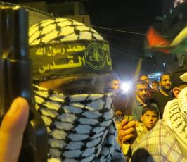 الجهاد الاسلامي تنظم مسيرة في مخيم الشاطئ تضامناً مع انتفاضة القدس  (7)